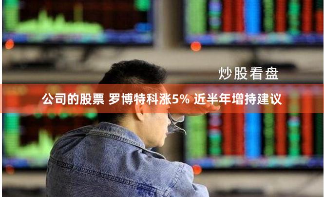 公司的股票 罗博特科涨5% 近半年增持建议
